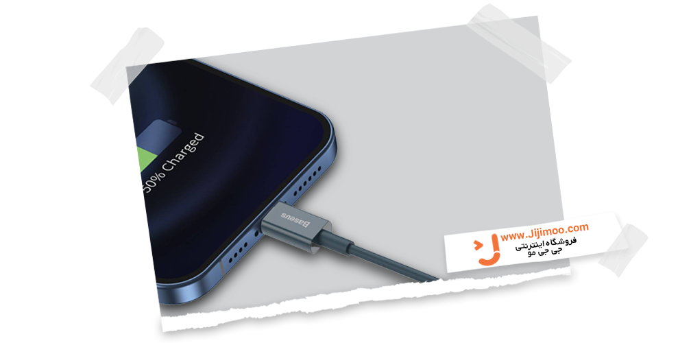 کابل شارژ باسئوس مدل USB به iP