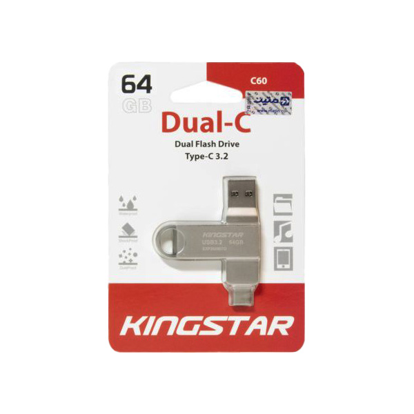 Flash Kingstar Dual USB Drive C60 64GB