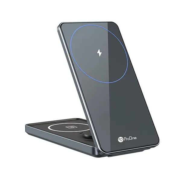 پایه نگهدارنده پرووان 3in1 Folding Wireless Charger مدل PWL820