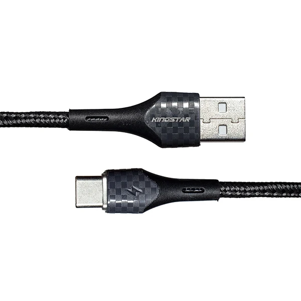 کابل شارژ کینگ استار USB به Type-C مدل K02C (1 متری / 2.4A)