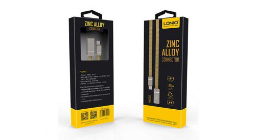 کابل شارژر Ldnio فلزی مدل Zinc Alloy