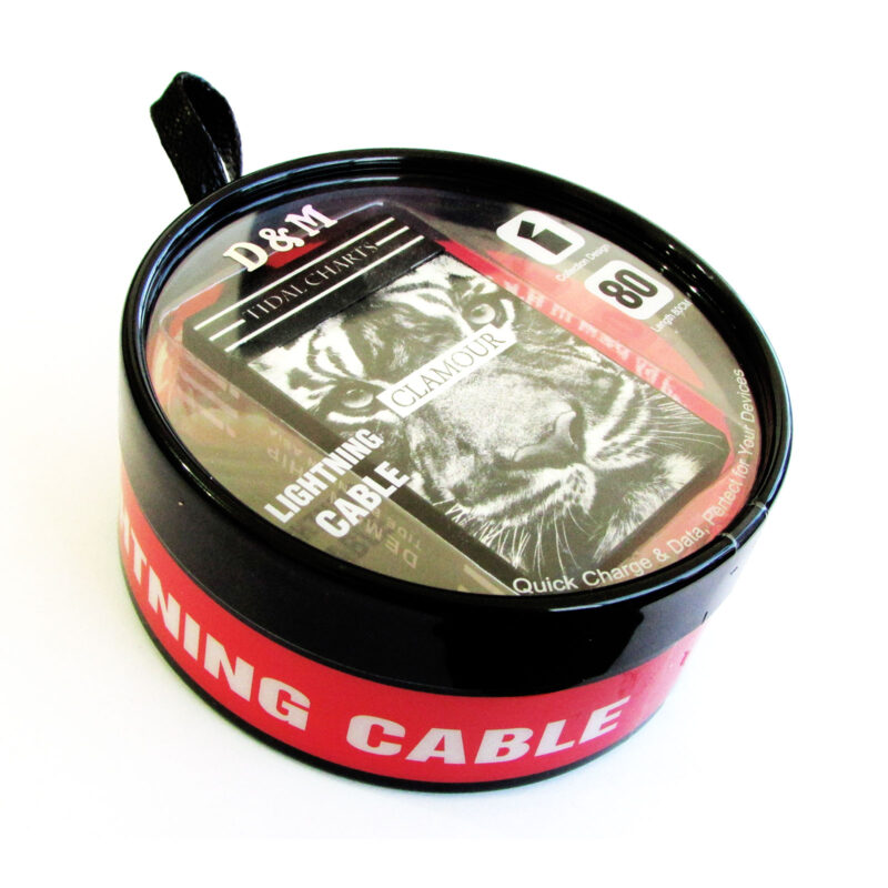 کابل شارژ دیمون شیپ Micro USB جمع شونده طرح فندک