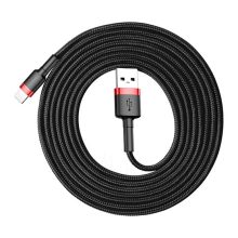 کابل Baseus Cafule cable Lightning 1.5A 2M Red+Red کد5003