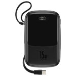 پاوربانک بیسوس Qpow 3A 10000mAh (Type-C cable) کد 4668 - Image 3