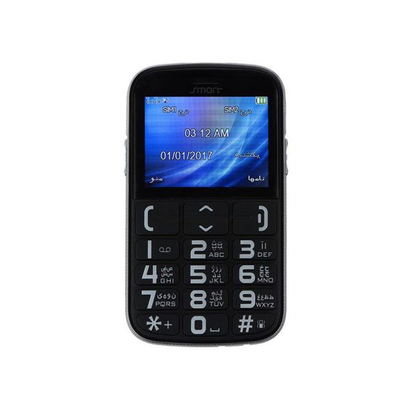 گوشی دو سیم‌ اسمارت مدل Smart E2452 Easy به همراه گارد و گلس